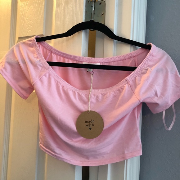 Pink Crop Top - Picture 2 of 3